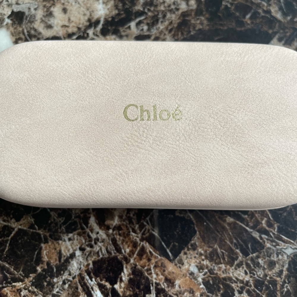 New CHLOE sunglasses with leather side shields - Picture 7 of 8